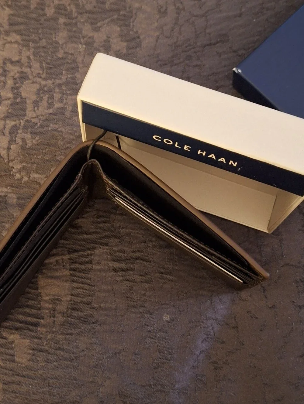 Cole Haan compact leather